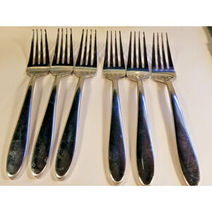 Oneida Heavyweight Stainless Silverware 6 Dinner Forks